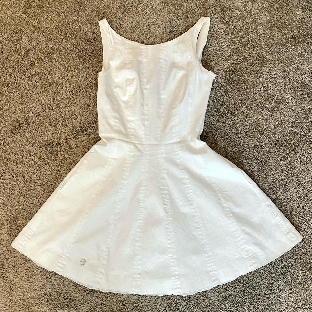 Philipp Plein white mini dress